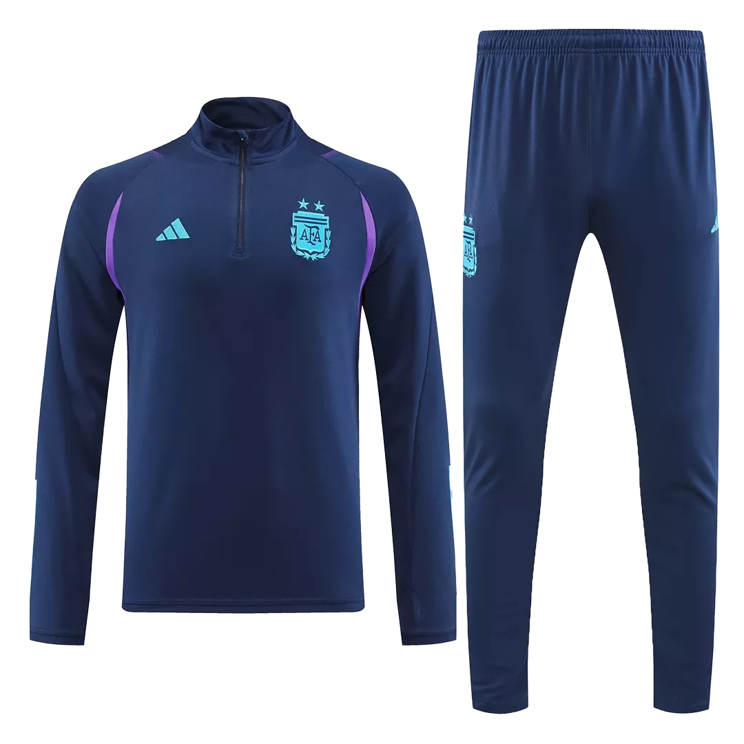 Men's Argentina Zipper Tracksuit Sweat Shirt Kit (Top+Trousers) 2022 Adidas - Pro Jersey Shop