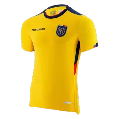 Men's Replica Ecuador Home Soccer Jersey Shirt 2022 Macron - World Cup 2022 - Pro Jersey Shop