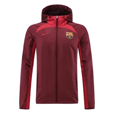 Men's Barcelona Windbreaker Hoodie Jacket 2022/23 Nike - Pro Jersey Shop