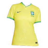 Women's Replica Brazil Home Soccer Jersey Shirt 2022 Nike - World Cup 2022 - Pro Jersey Shop