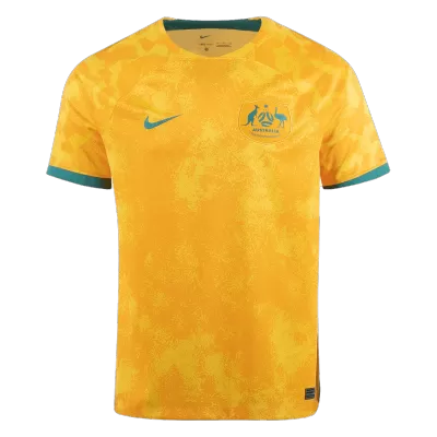 Men's Australia  Home Soccer Jersey Shirt 2022 - World Cup 2022 - Fan Version - Pro Jersey Shop