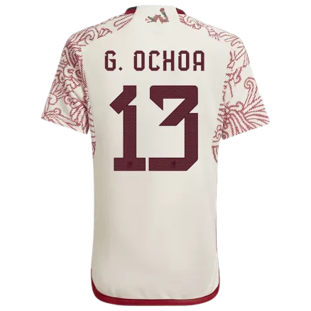 Men's G.OCHOA #13 Mexico Away Soccer Jersey Shirt 2022 - World Cup 2022 - Fan Version - Pro Jersey Shop