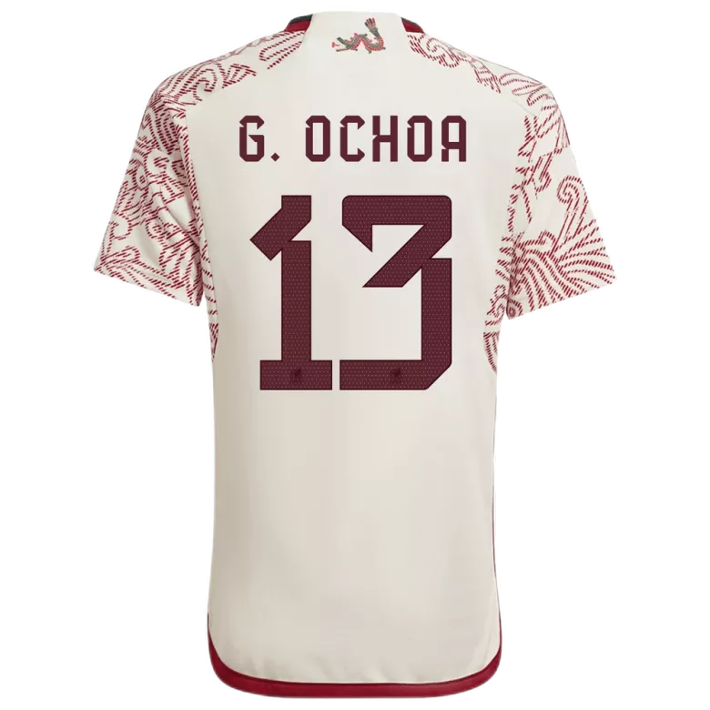 Men's G.OCHOA #13 Mexico Away Soccer Jersey Shirt 2022 - World Cup 2022 - Fan Version - Pro Jersey Shop