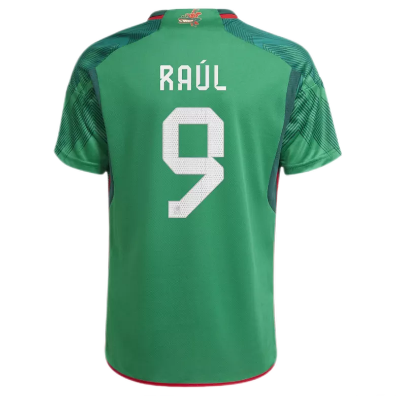 Men's Raúl #9 Mexico Home Soccer Jersey Shirt 2022 - World Cup 2022 - Fan Version - Pro Jersey Shop
