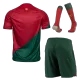 Men's Replica Portugal Home Soccer Jersey Whole Kit (Jersey+Shorts+Socks) 2022 - World Cup 2022 - Pro Jersey Shop