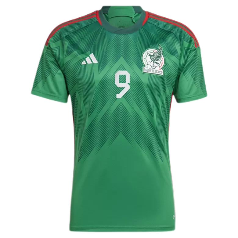 Men's Raúl #9 Mexico Home Soccer Jersey Shirt 2022 - World Cup 2022 - Fan Version - Pro Jersey Shop