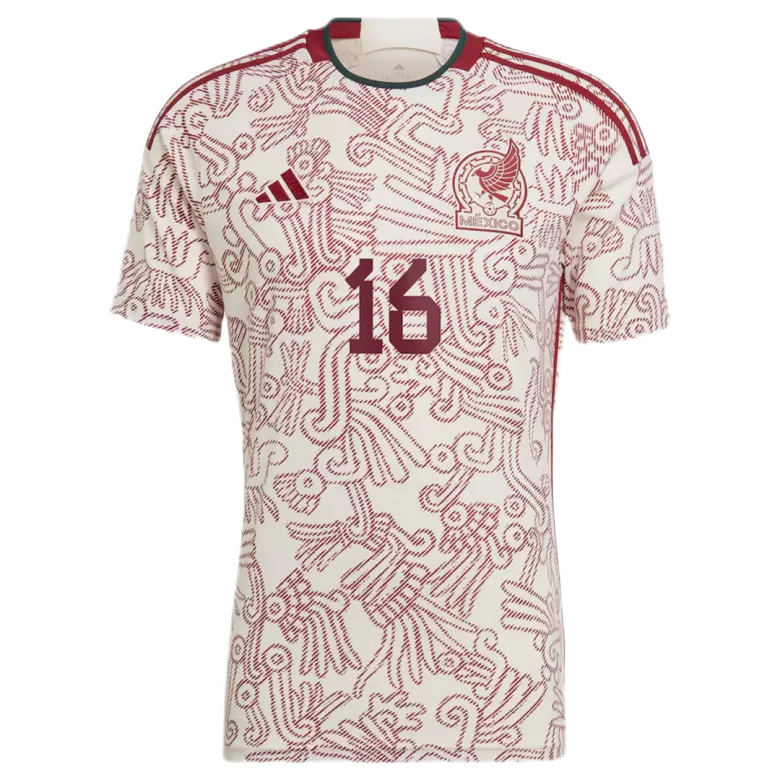 Men's H.HERRERA #16 Mexico Away Soccer Jersey Shirt 2022 - World Cup 2022 - Fan Version - Pro Jersey Shop