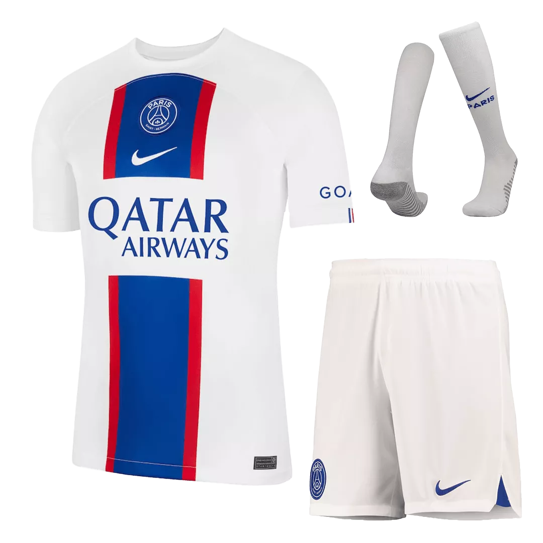 Men's Replica PSG Third Away Soccer Jersey Whole Kit (Jersey+Shorts+Socks) 2022/23 Nike - Pro Jersey Shop