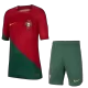 Kids RONALDO #7 Portugal Home Soccer Jersey Kit (Jersey+Shorts) 2022/23 - Pro Jersey Shop