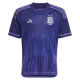 Men's Replica Argentina Away Soccer Jersey Whole Kit (Jersey+Shorts+Socks) 2022 Adidas - World Cup 2022 - Pro Jersey Shop