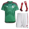 Men's Mexico Home Soccer Jersey Whole Kit (Jersey+Shorts+Socks) 2022 - Fan Version - Pro Jersey Shop