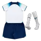 Kids England Home Soccer Jersey Whole Kit (Jersey+Shorts+Socks) 2022 - Wrold Cup 2022 - Pro Jersey Shop