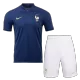 Men's Replica France Home Soccer Jersey Kit (Jersey+Shorts) 2022 Nike - World Cup 2022 - Pro Jersey Shop