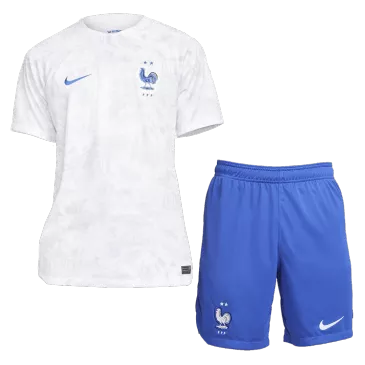 Men's Replica France Away Soccer Jersey Kit (Jersey+Shorts) 2022 Nike - World Cup 2022 - Pro Jersey Shop
