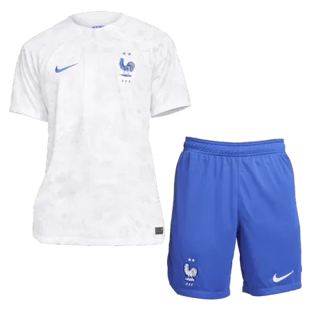 Men's France Away Soccer Jersey Kit (Jersey+Shorts) 2022 - World Cup 2022 - Fan Version - Pro Jersey Shop
