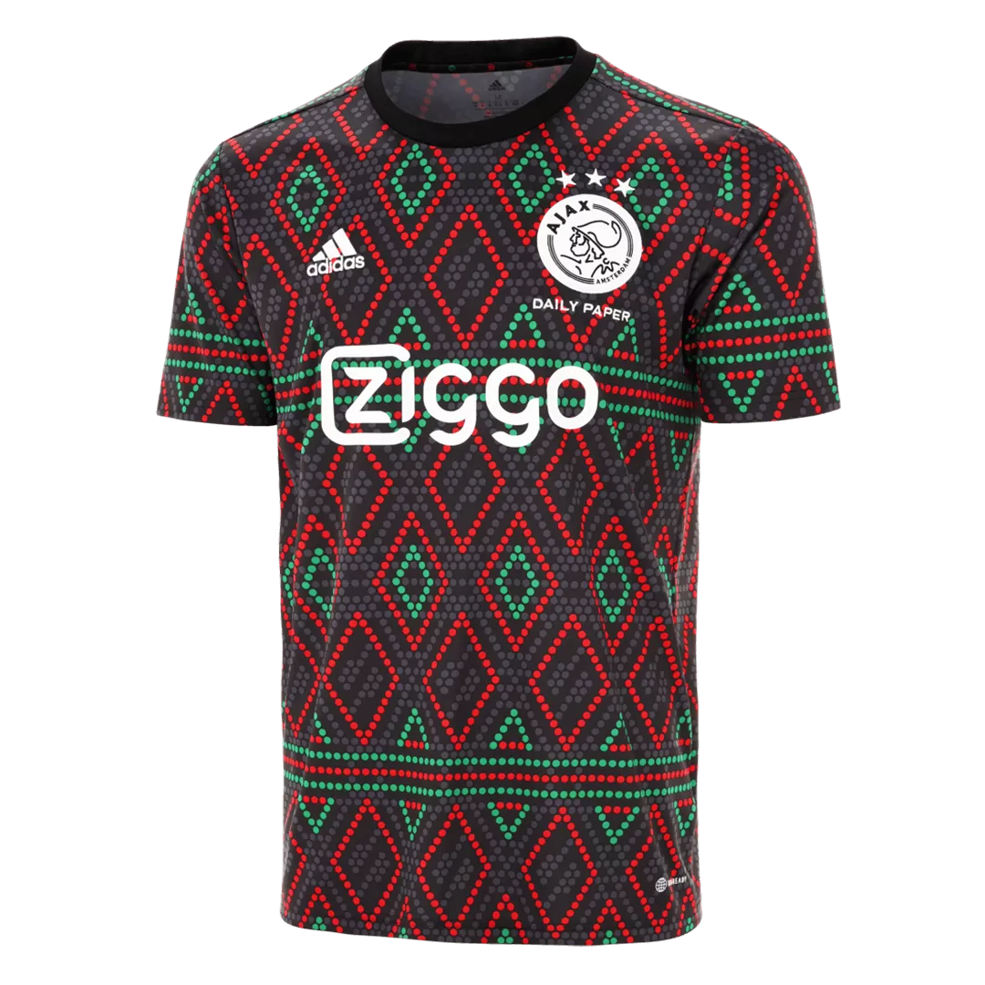 Vrijstelling arm Bestrooi Men's Replica Ajax Pre-Match Soccer Jersey Shirt 2022/23 Adidas | Pro Jersey  Shop