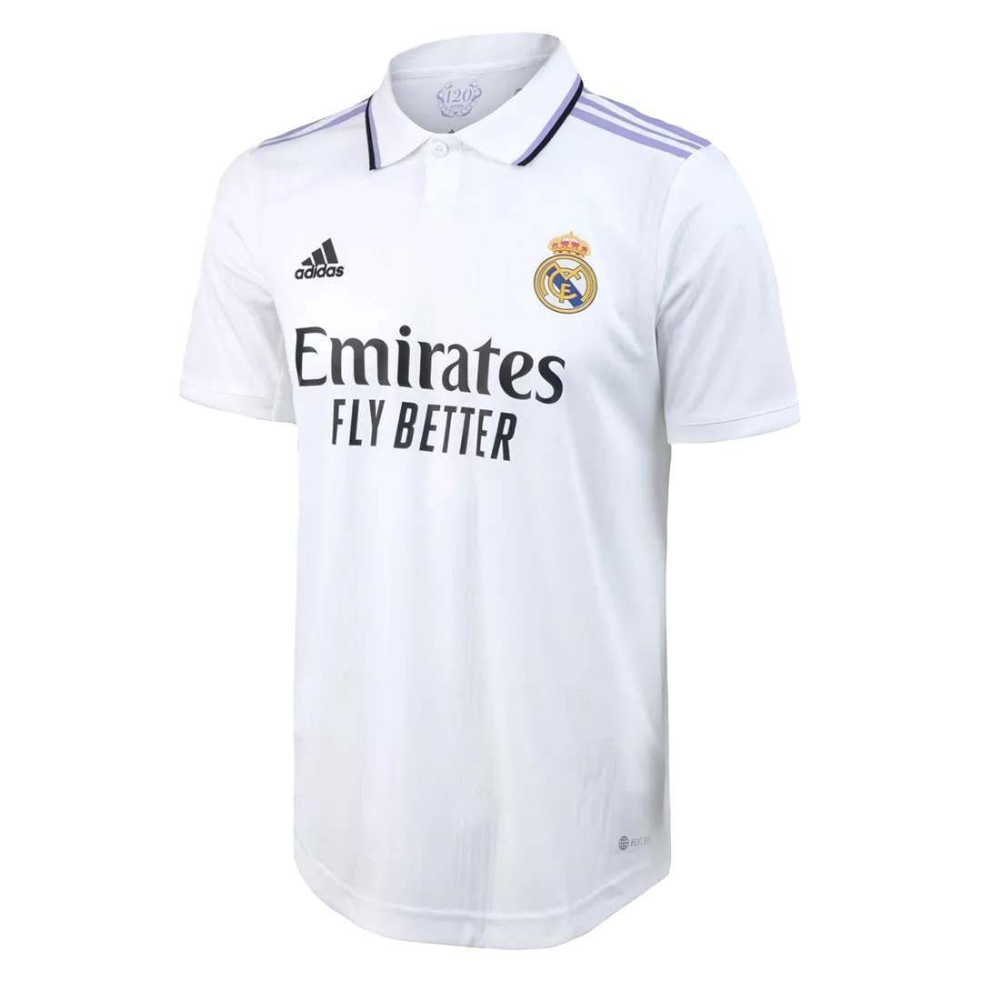Men's Authentic BENZEMA #9 Real Madrid Home Soccer Jersey Shirt 2022 Adidas - Pro Jersey Shop