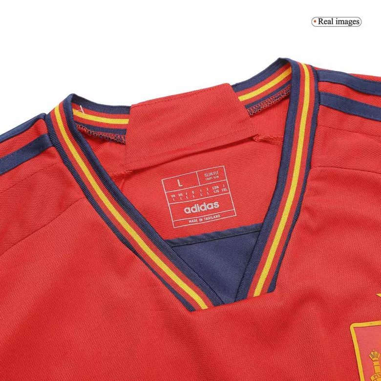 Men's JORDI ALBA #18 Spain Home Soccer Jersey Shirt 2022 - World Cup 2022 - Fan Version - Pro Jersey Shop