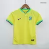 Kids Brazil Home Soccer Jersey Kit (Jersey+Shorts) 2022 - World Cup 2022 - Pro Jersey Shop