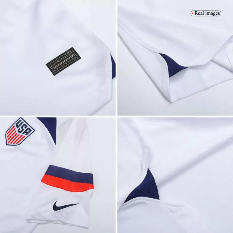 Men's Replica PULISIC #10 USA Home Soccer Jersey Shirt 2022 - World Cup 2022 - Pro Jersey Shop