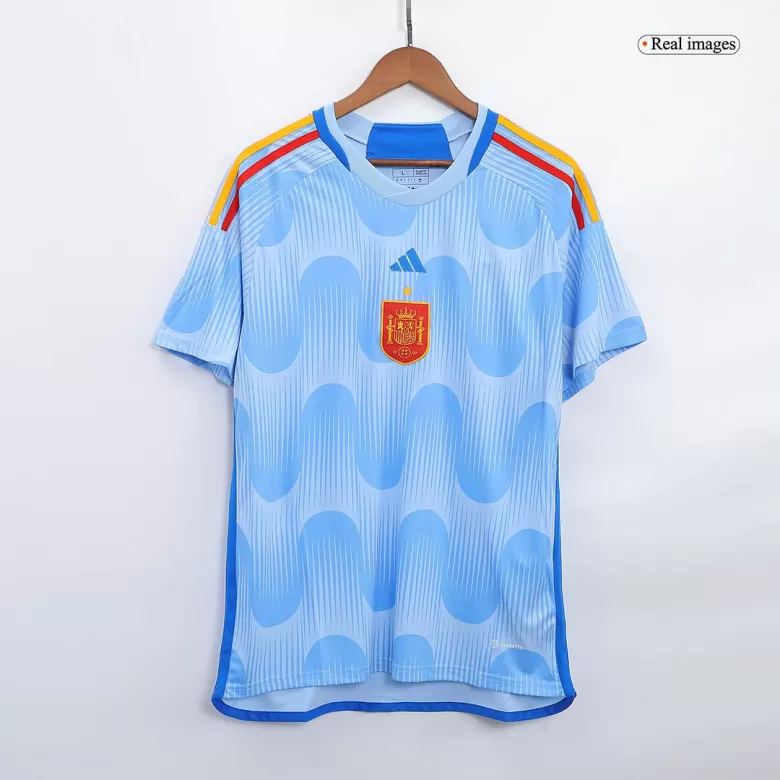 Men's Spain Away Soccer Jersey Kit (Jersey+Shorts) 2022 - World Cup 2022 - Fan Version - Pro Jersey Shop