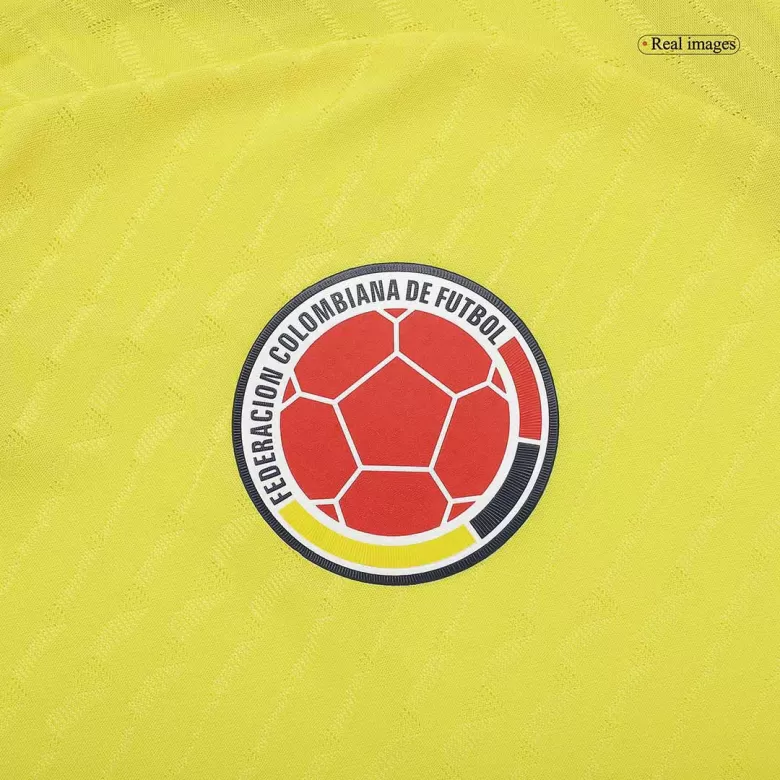 Men's Authentic JAMES #10 Colombia Home Soccer Jersey Shirt 2022 - Pro Jersey Shop