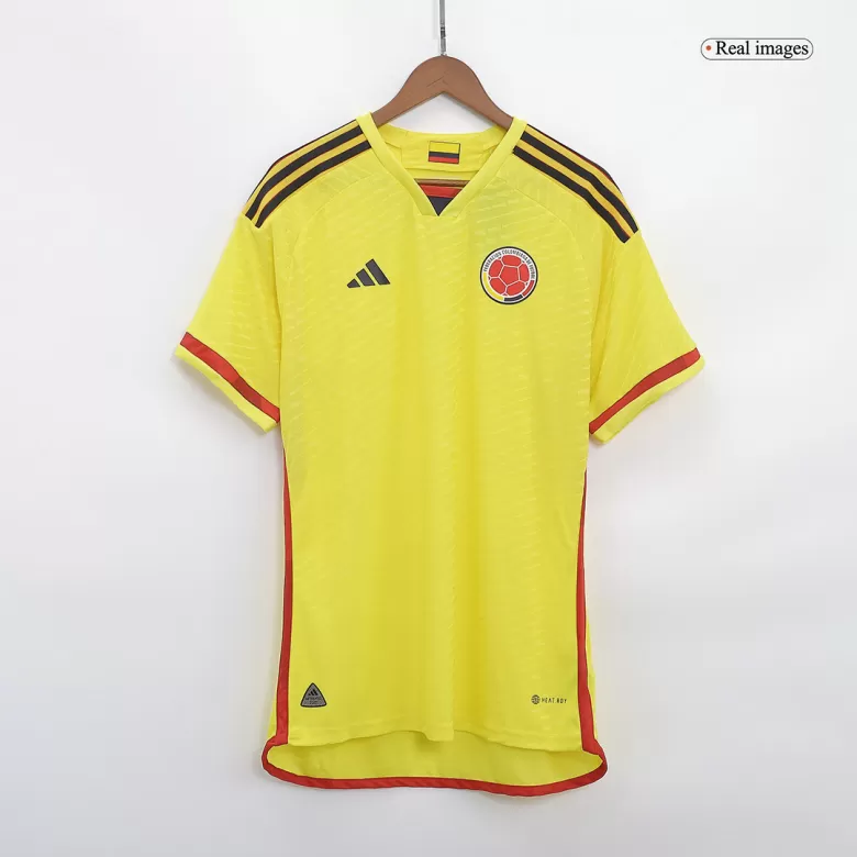 Men's Authentic Colombia Home Soccer Jersey Shirt 2022 - Pro Jersey Shop