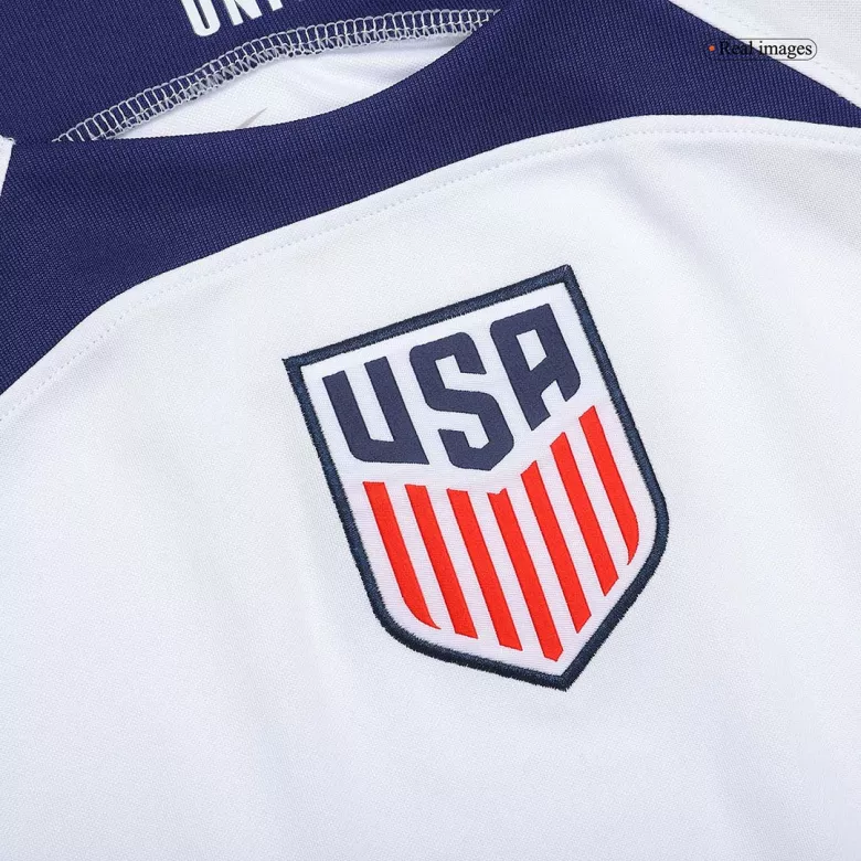 Men's Replica PULISIC #10 USA Home Soccer Jersey Shirt 2022 - World Cup 2022 - Pro Jersey Shop