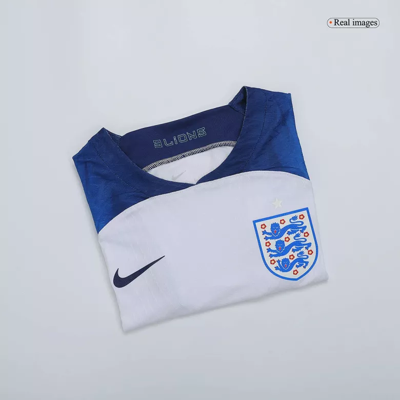 Men's Authentic SAKA #17 England Home Soccer Jersey Shirt 2022 World Cup 2022 - Pro Jersey Shop