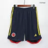 Men's Colombia Home Soccer Shorts 2022 - Pro Jersey Shop