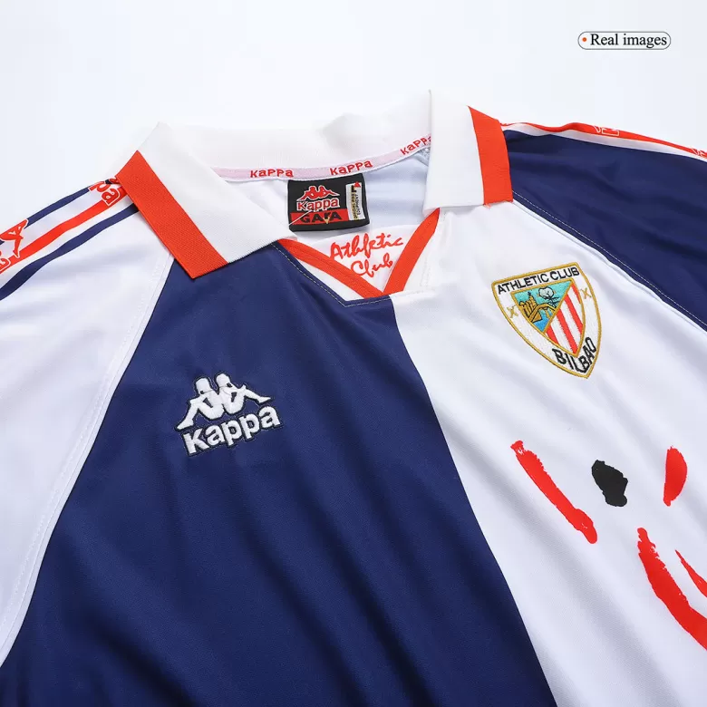 Men's Retro 1997/98 Athletic Club de Bilbao Away Soccer Jersey Shirt - Pro Jersey Shop