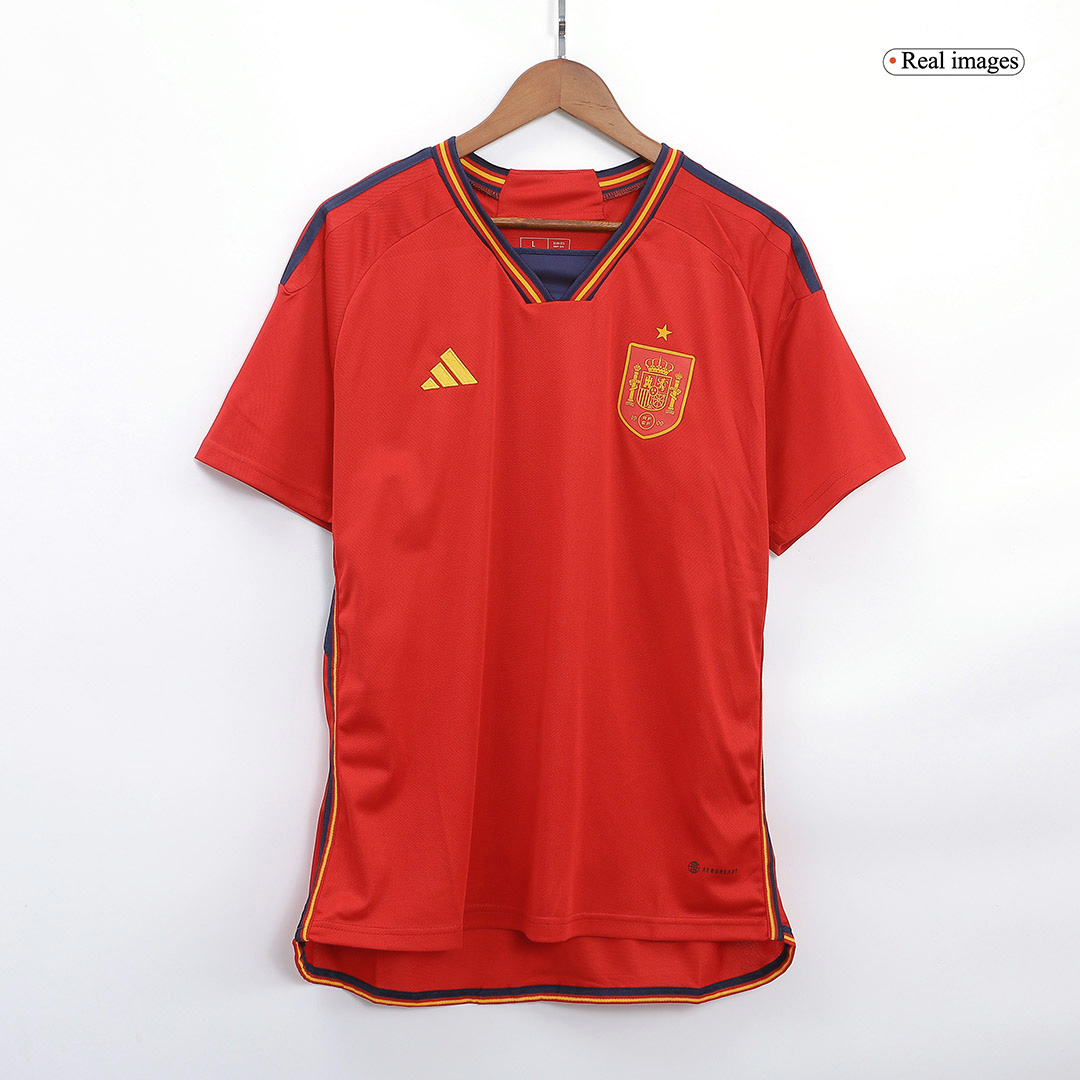 Men's Replica Spain Home Jersey 2022 Adidas - World Cup 2022 | Spain | Pro Jersey Shop