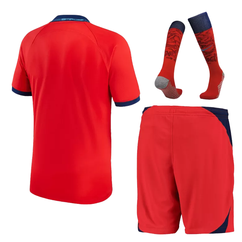 Kids England Away Soccer Jersey Whole Kit (Jersey+Shorts+Socks) 2022 - Wrold Cup 2022 - Pro Jersey Shop