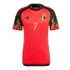 Men's Authentic DE BRUYNE #7 Belgium Home Soccer Jersey Shirt 2022 World Cup 2022 - Pro Jersey Shop