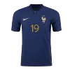 Men's Authentic BENZEMA #19 France Home Soccer Jersey Shirt 2022 World Cup 2022 - Pro Jersey Shop