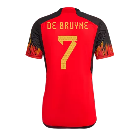 Men's DE BRUYNE #7 Belgium Home Soccer Jersey Shirt 2022 - World Cup 2022 - Fan Version - Pro Jersey Shop