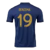 Men's BENZEMA #19 France Home Soccer Jersey Shirt 2022 - World Cup 2022 - Fan Version - Pro Jersey Shop