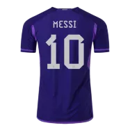 Men's Authentic Messi #10 Argentina Away Soccer Jersey Shirt 2022 Adidas World Cup 2022 - Pro Jersey Shop