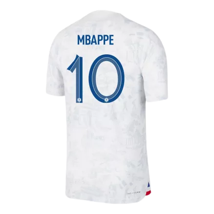 Men's Authentic MBAPPE #10 France Away Soccer Jersey Shirt 2022 World Cup 2022 - Pro Jersey Shop
