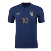 Men's Authentic MBAPPE #10 France Home Soccer Jersey Shirt 2022 World Cup 2022 - Pro Jersey Shop