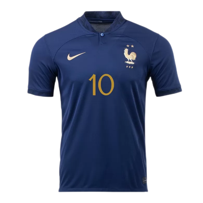 Men's MBAPPE #10 France Home Soccer Jersey Shirt 2022 - World Cup 2022 - Fan Version - Pro Jersey Shop