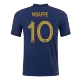 Men's Authentic MBAPPE #10 France Home Soccer Jersey Shirt 2022 World Cup 2022 - Pro Jersey Shop