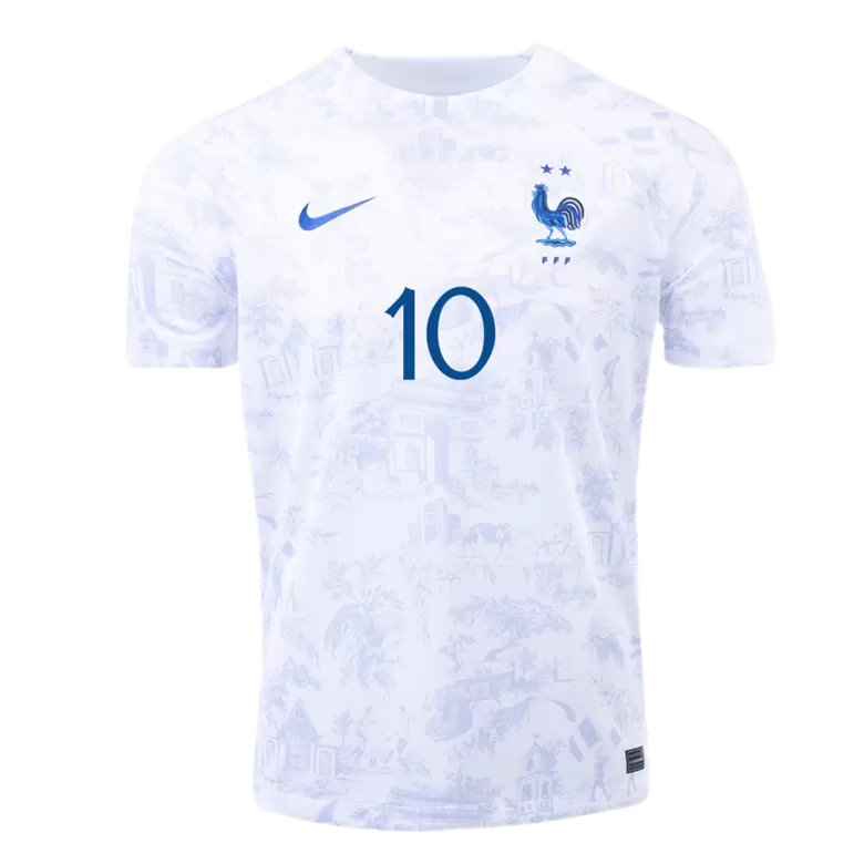 Men's MBAPPE #10 France Away Soccer Jersey Shirt 2022 - World Cup 2022 - Fan Version - Pro Jersey Shop