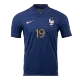 Men's Replica BENZEMA #19 France Home Soccer Jersey Shirt 2022 Nike - World Cup 2022 - Pro Jersey Shop