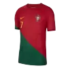 Men's Authentic RONALDO #7 Portugal Home Soccer Jersey Shirt 2022 World Cup 2022 - Pro Jersey Shop