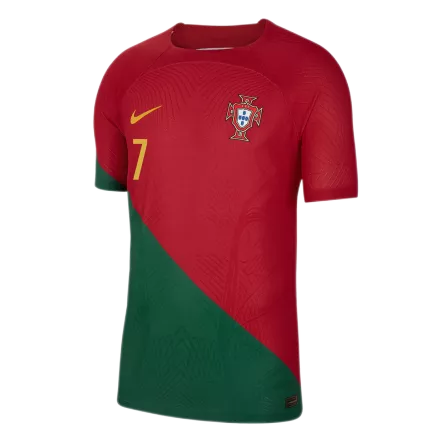 Men's Authentic RONALDO #7 Portugal Home Soccer Jersey Shirt 2022 World Cup 2022 - Pro Jersey Shop