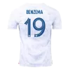 Men's BENZEMA #19 France Away Soccer Jersey Shirt 2022 - World Cup 2022 - Fan Version - Pro Jersey Shop