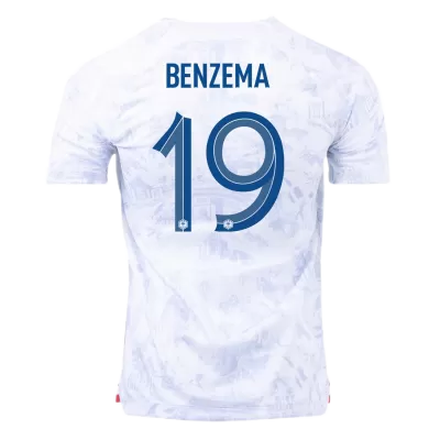 Men's BENZEMA #19 France Away Soccer Jersey Shirt 2022 - World Cup 2022 - Fan Version - Pro Jersey Shop