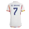 Men's DE BRUYNE #7 Belgium Away Soccer Jersey Shirt 2022 - World Cup 2022 - Fan Version - Pro Jersey Shop