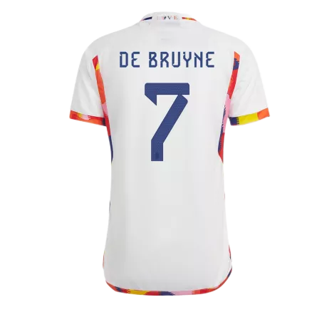Men's DE BRUYNE #7 Belgium Away Soccer Jersey Shirt 2022 - World Cup 2022 - Fan Version - Pro Jersey Shop